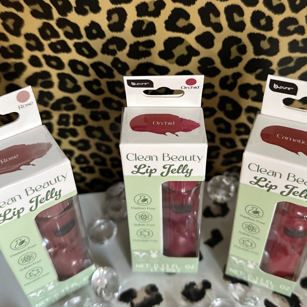 B Pure Clean Beauty Lip Jelly Bundle - Picture 2 of 2